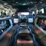 Hummer limo Interior view on display of the website